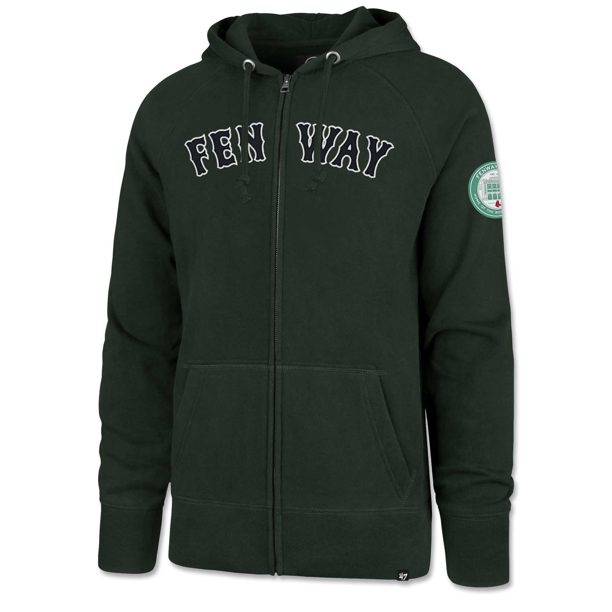 Boston Red Sox Fenway Park 47 Gamebreak Cross Check Full Zip - Green