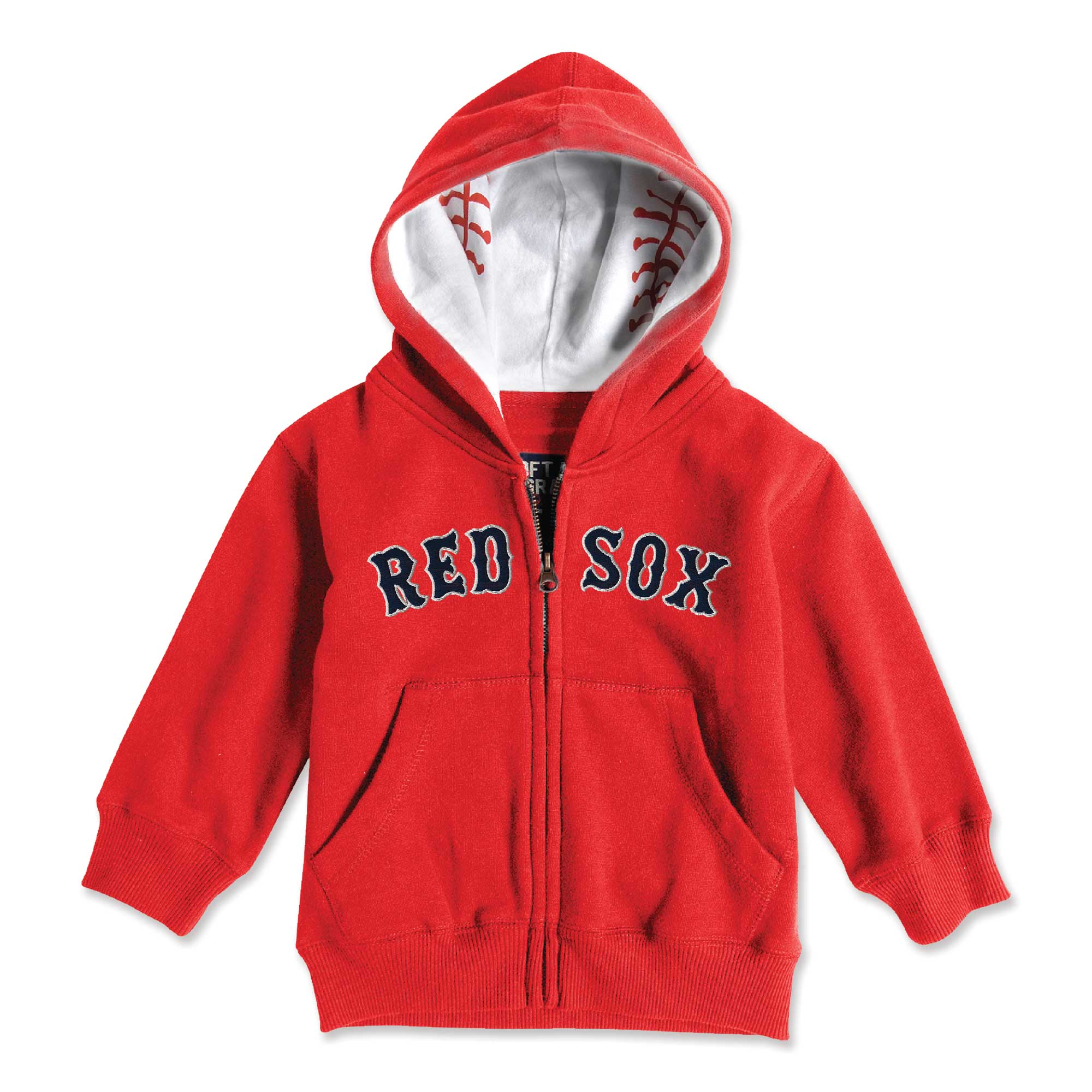 Toddler Full Zip Hood - Red