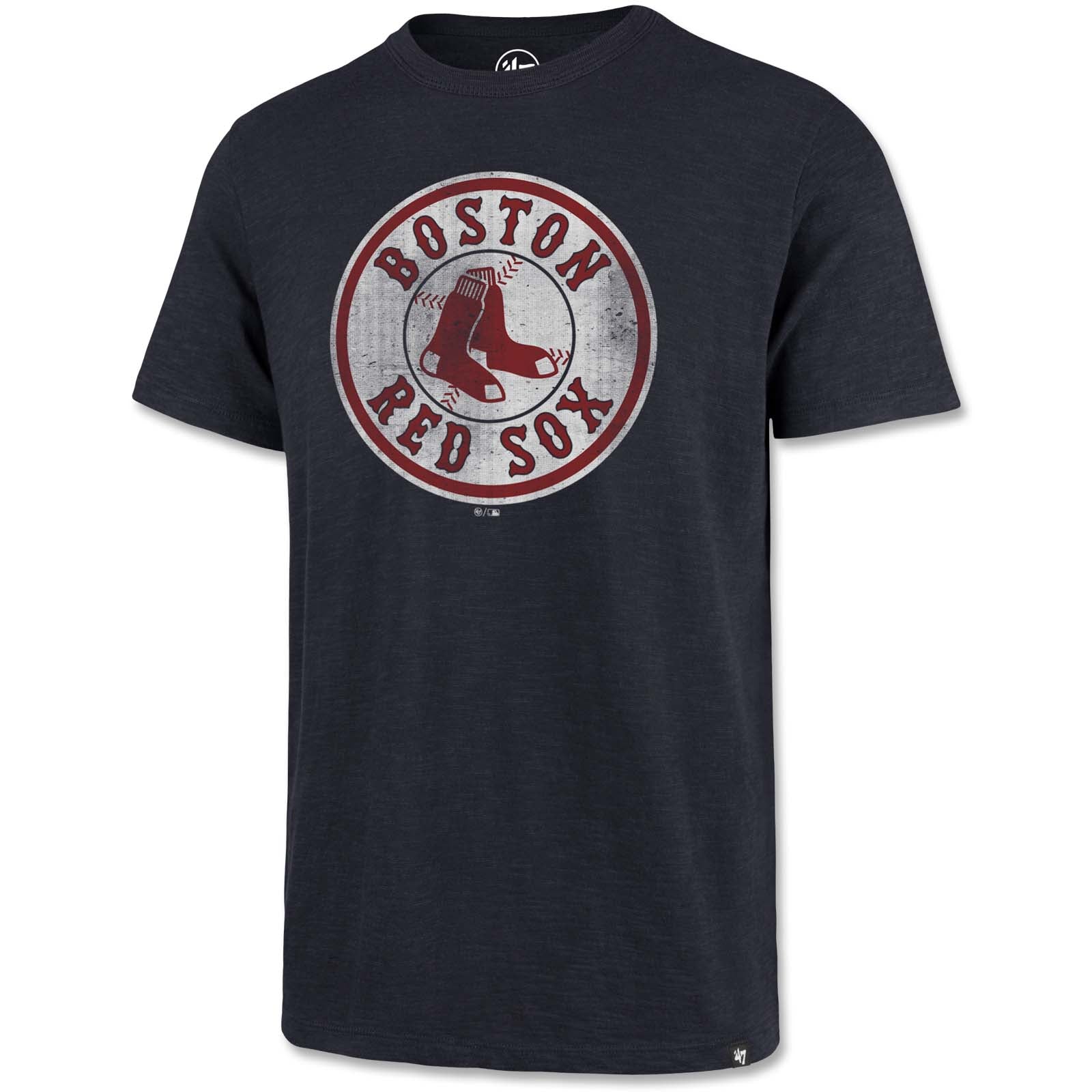 Boston Red Sox 47 Circle Logo Grit Scrum T-Shirt - Navy