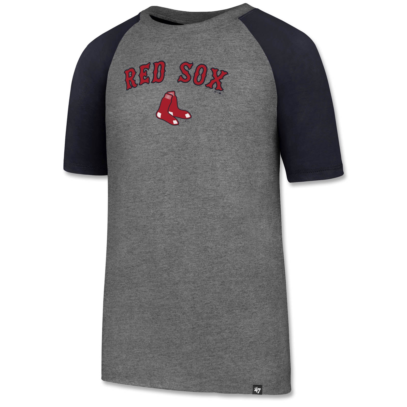 Kids Raglan - Ash/Navy