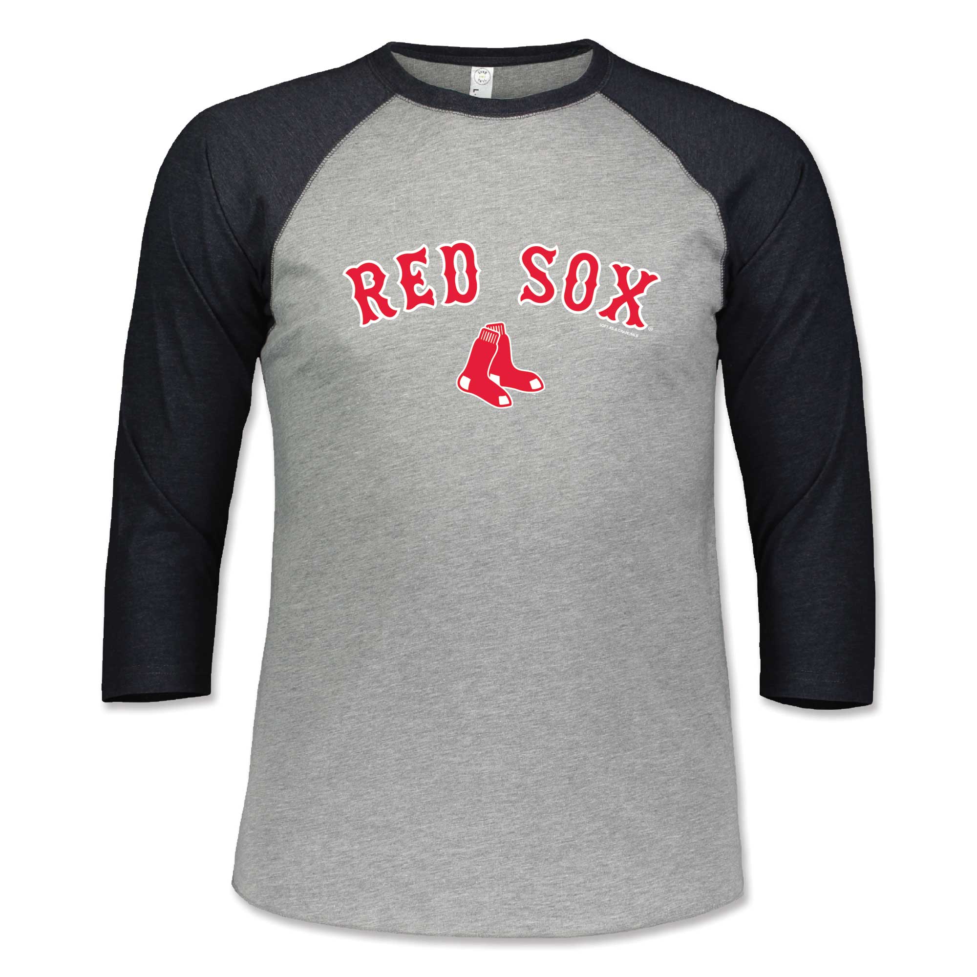 Toddler Raglan T-Shirt - Ash/Navy