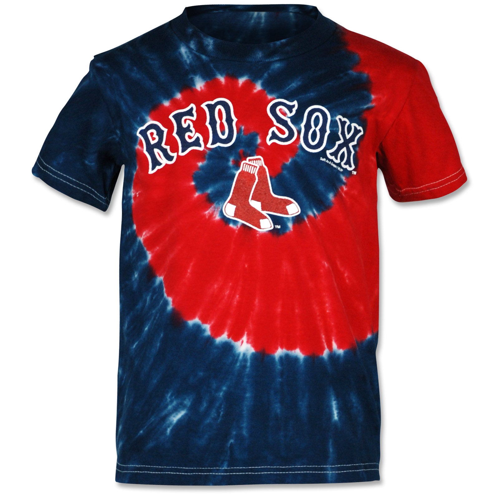 Kids Boston Red Sox Tie Dye T-Shirt.