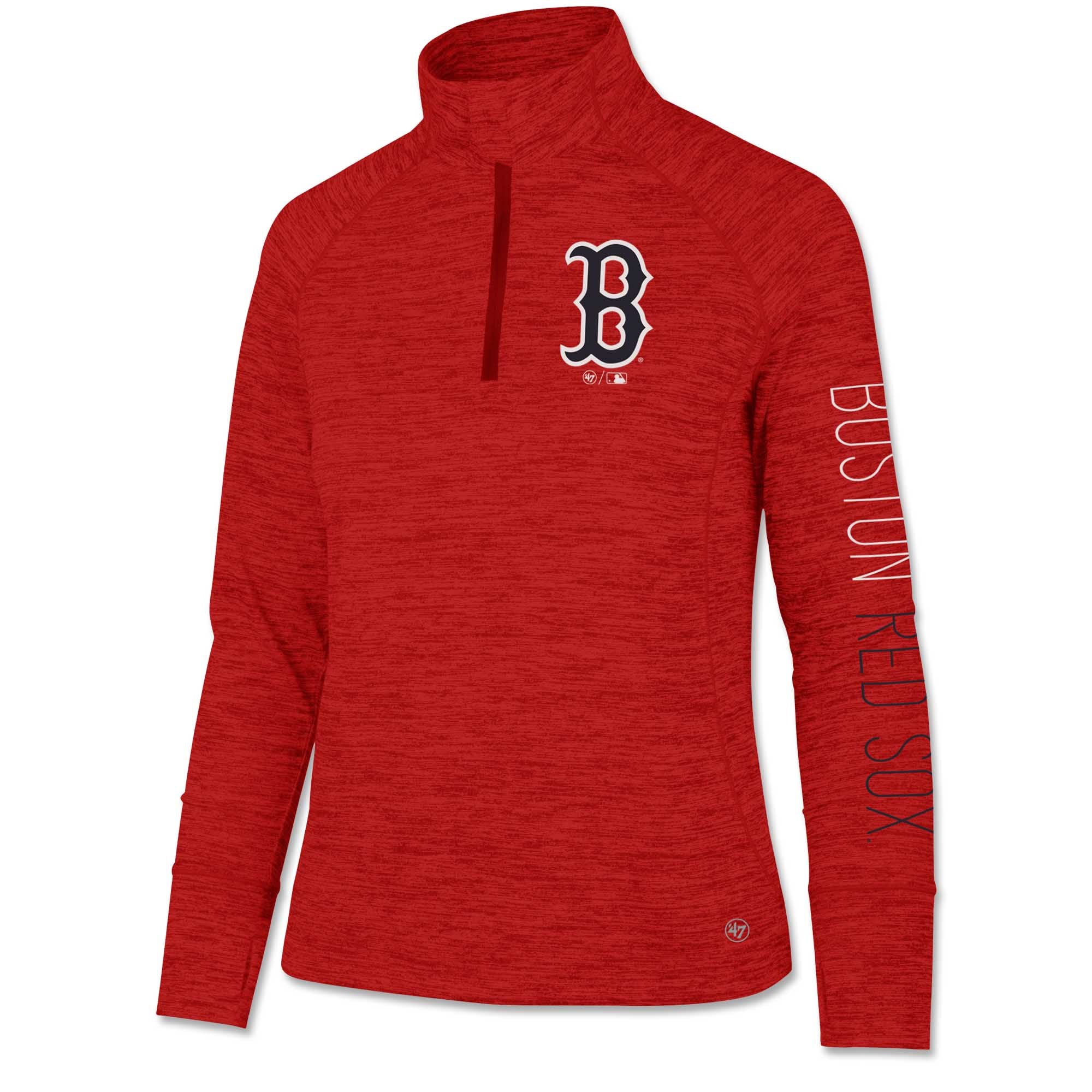 Boston Red Sox Ladies 47 Forward Impact 1/4 Zip - Red.